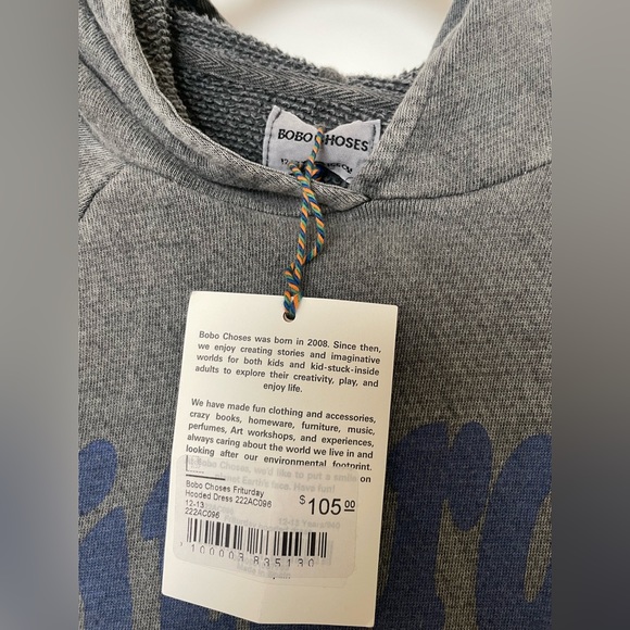 Bobo Choses Friturday hooded dress - Picture 3 of 5